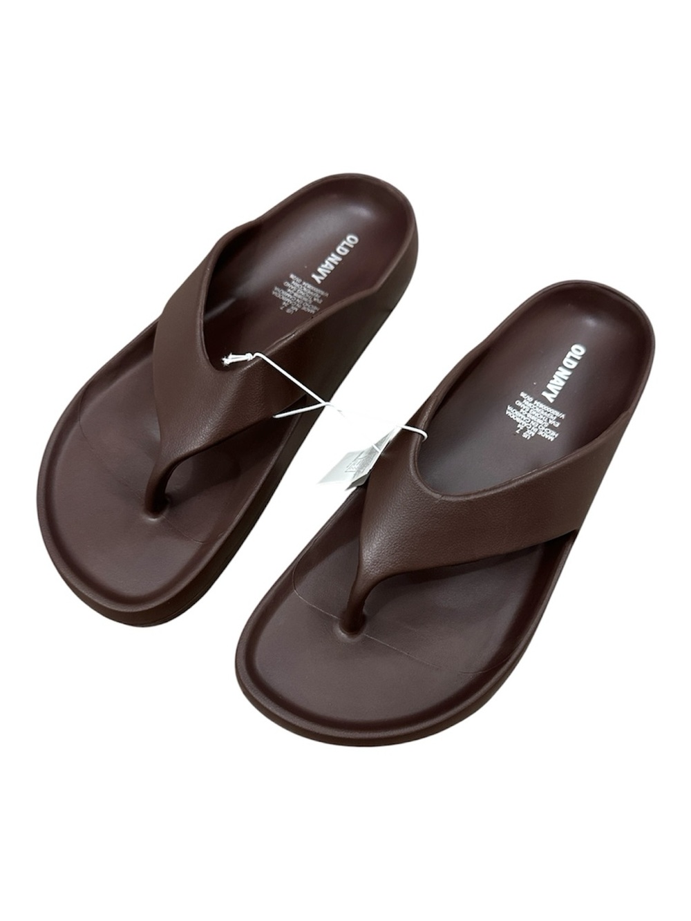 Old Navy Dark Brown women’s Foam Thong Sandals